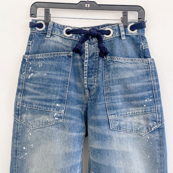 Free People We The Free Moxie Pull On Barrel Jeans 24 NWOT - Picture 8 of 15